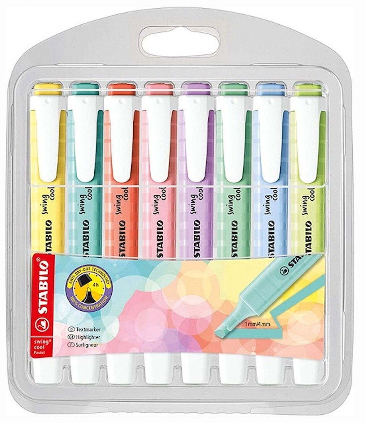 Supertrend Swing Cool Pastel İşaretleme Kalemi Seti 8 Renk