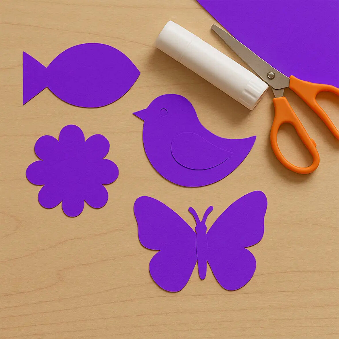 Mor Fon Kartonu 100gr 50x70