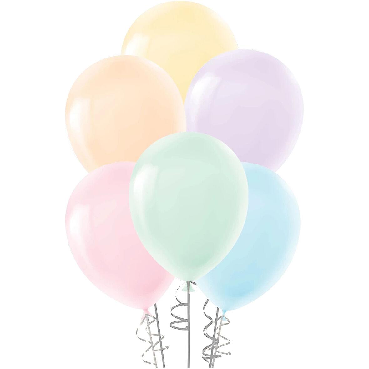 Karışık Renkli Makaron Balon 12"