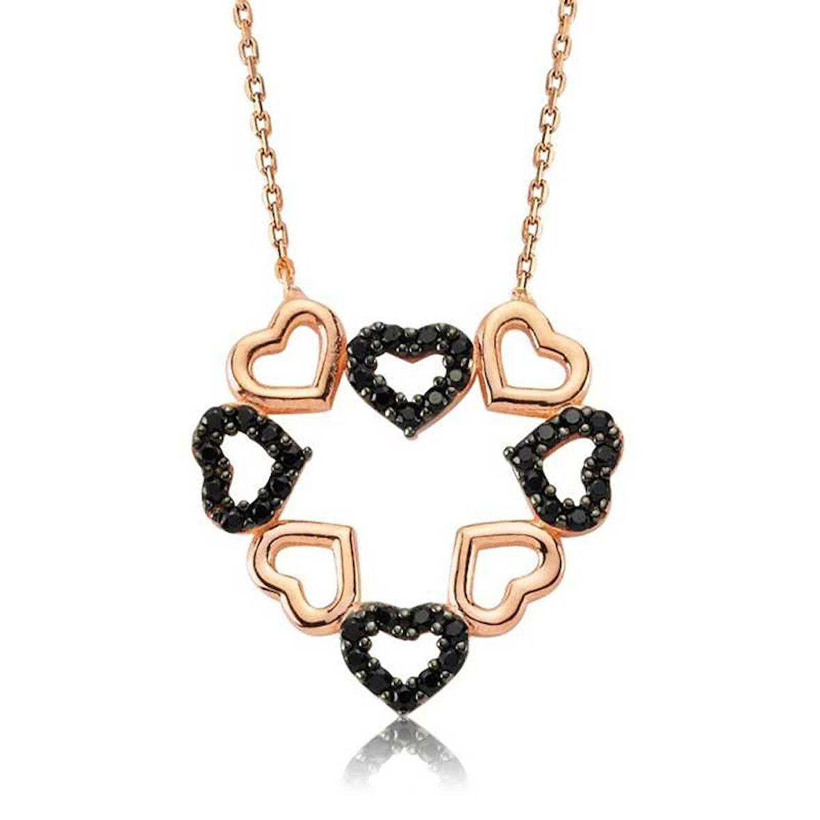 Supertrend Gümüş Kalpli Aşk Kadın Kolye