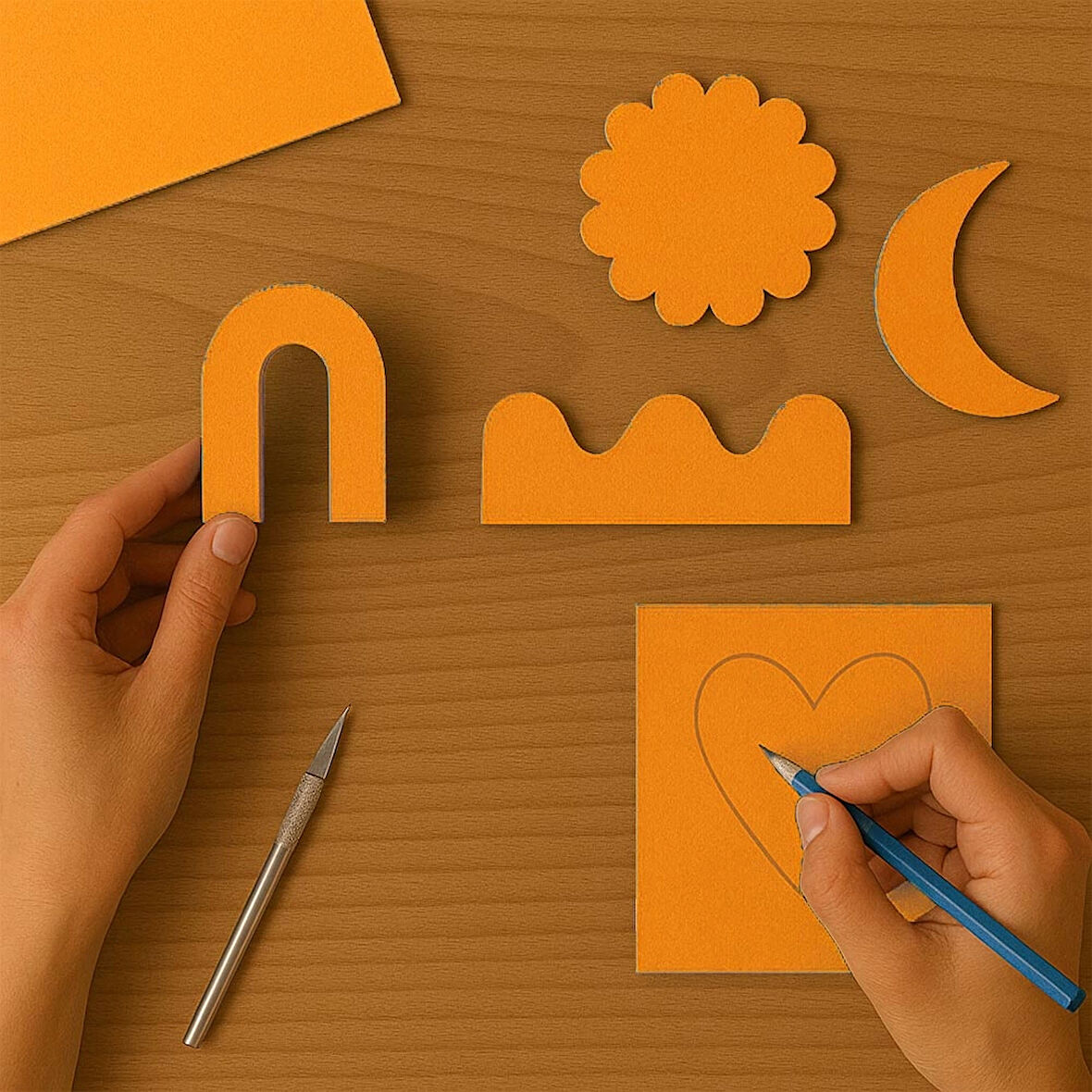 Turuncu Mukavva 50x70