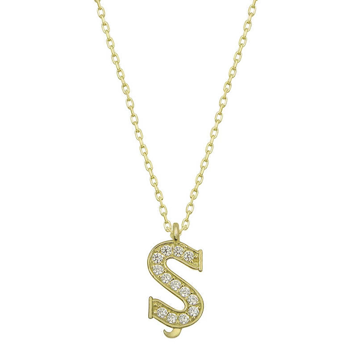 Supertrend ​gümüş Gold Ş Harfi Kadın Kolye