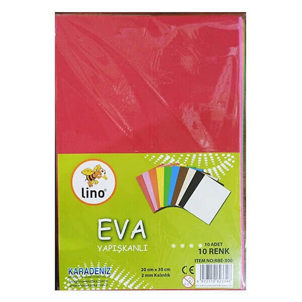 Supertrend Eva Yapışkanlı 20x30 Cm. Karışık Renk 10'Lu (RBE-300)