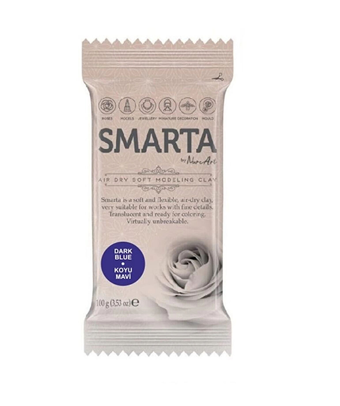 Supertrend Havayla Kuruyan Modelleme Hamuru 100 gr. KOYU MAVİ