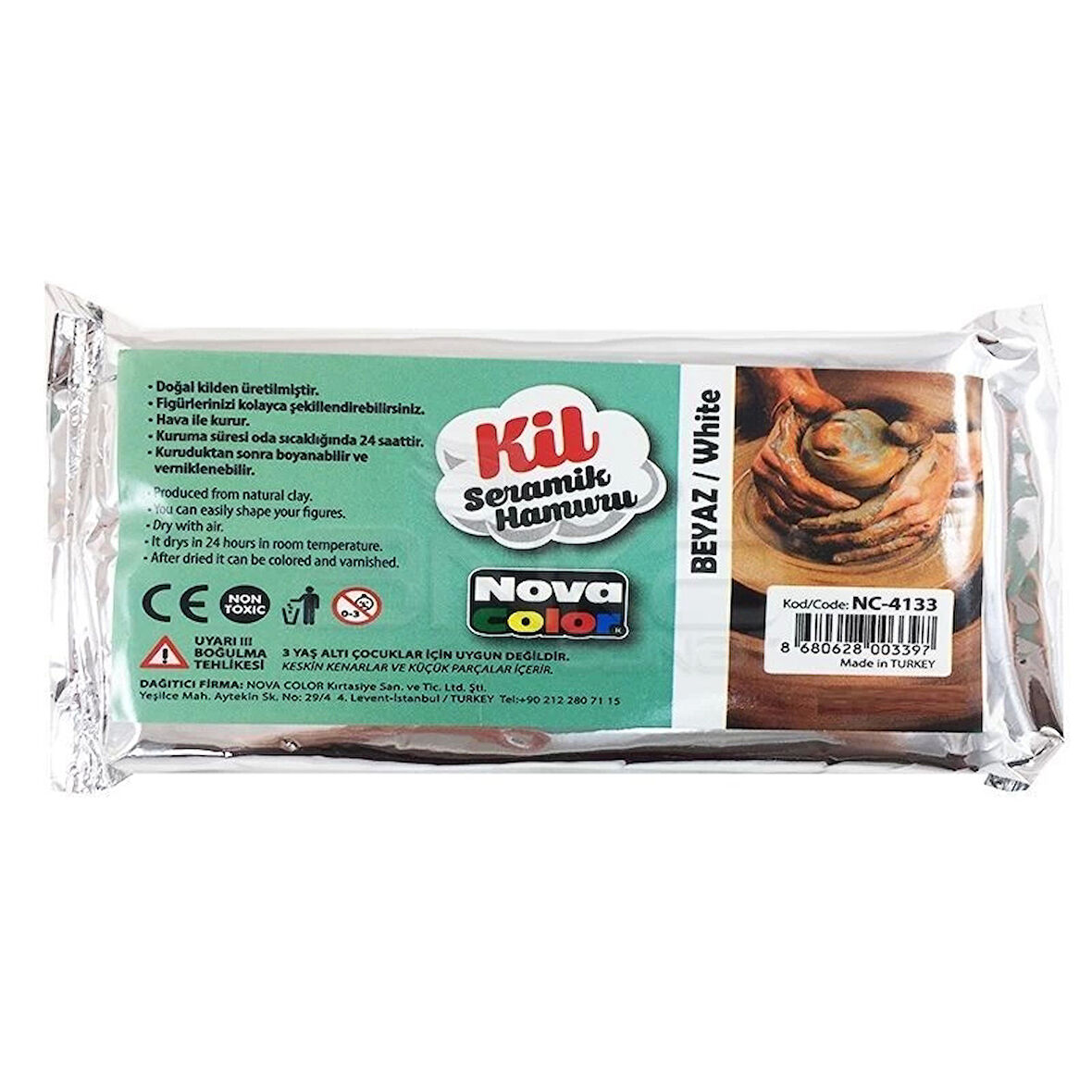 Supertrend Kil Seramik Hamuru 250 gr. Beyaz