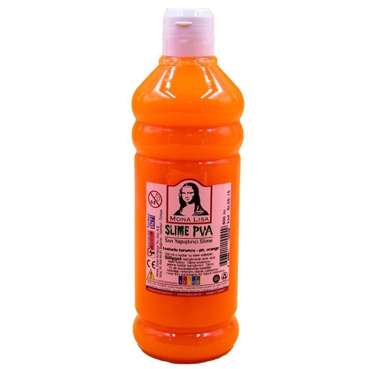 Supertrend Mona Lisa Slime Jeli 500 ml. FOSFORLU TURUNCU