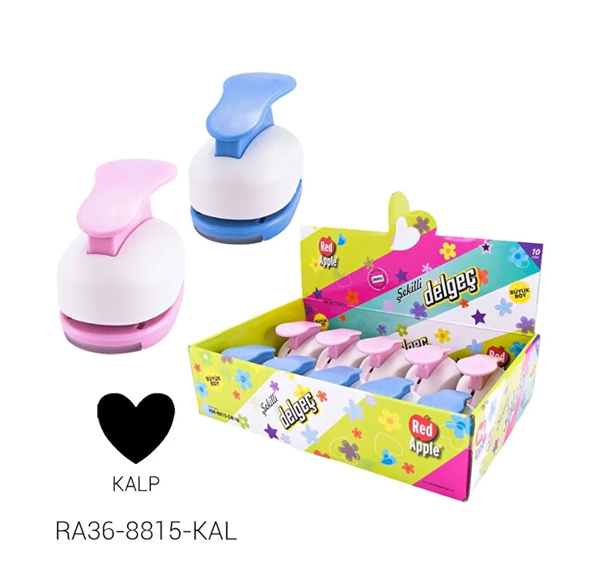 Supertrend Büyük Boy Şekilli Delgeç Şekilgeç 1.5'' (3.8 cm.) KALP