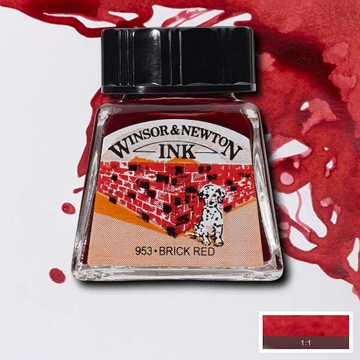 Supertrend Drawing Ink Çizim Mürekkebi 14 ml. 040 Brick Red
