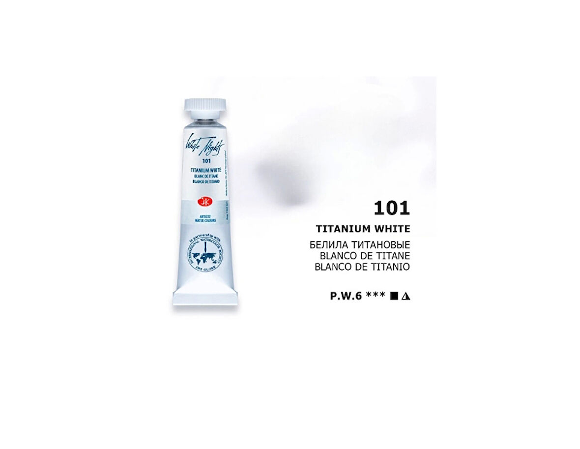 Supertrend White Nights Tüp Sulu Boya 10 ml. 101 Titanium White