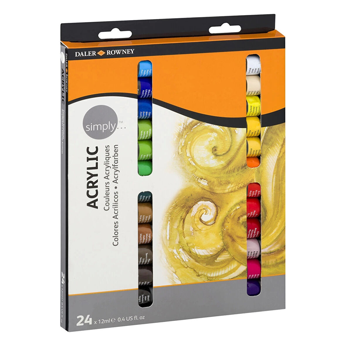 Supertrend Simply Akrilik Boya Seti 24 Renk x 12 ml..