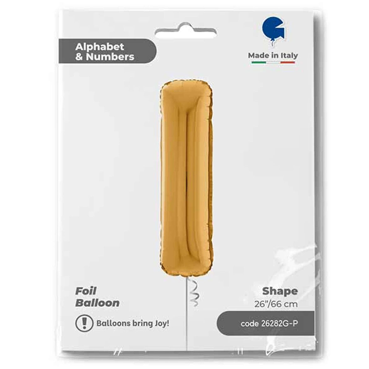 I Harf Supertrend Altın Folyo Balon 26"