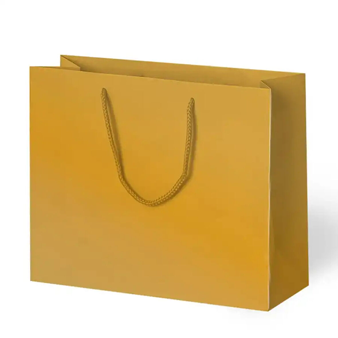 Altın Karton Çanta 42x38cm