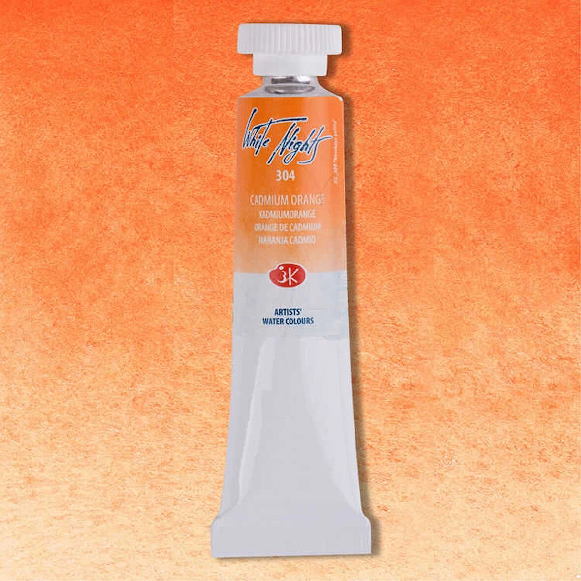 Supertrend White Nights Tüp Sulu Boya 10 ml. 304 Cadmium Orange