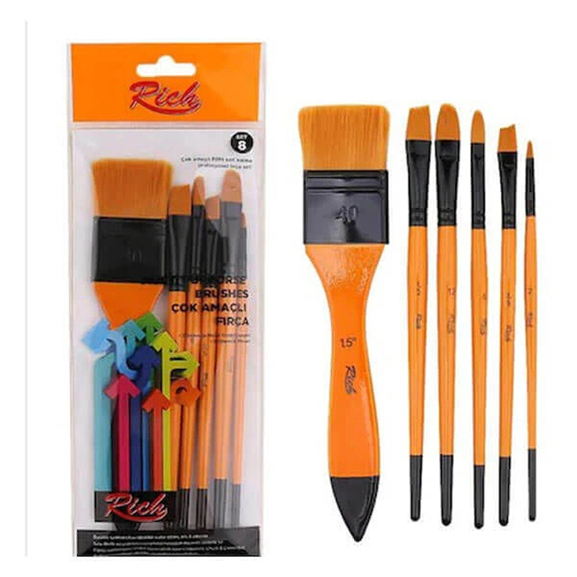 Supertrend SET:8 Zemin Fırça Karma Set 6'Lı (SET8-03357)