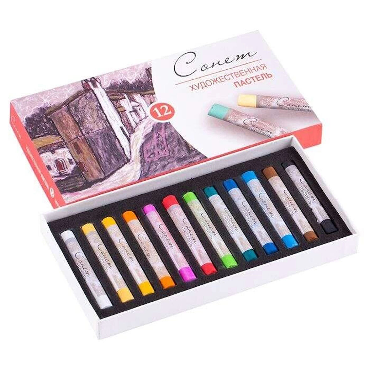 St.Petersburg Sonnet Soft Pastel Seti 12 Renk