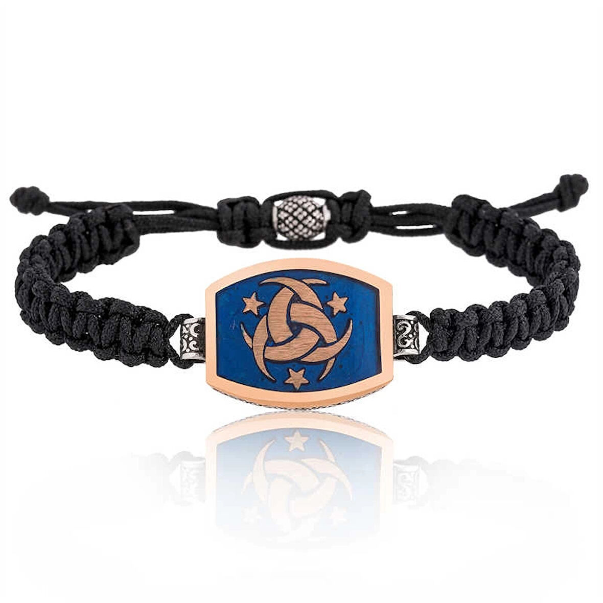 Supertrend Gümüş Teşkilat-ı Mahsusa Makrome Erkek Bileklik