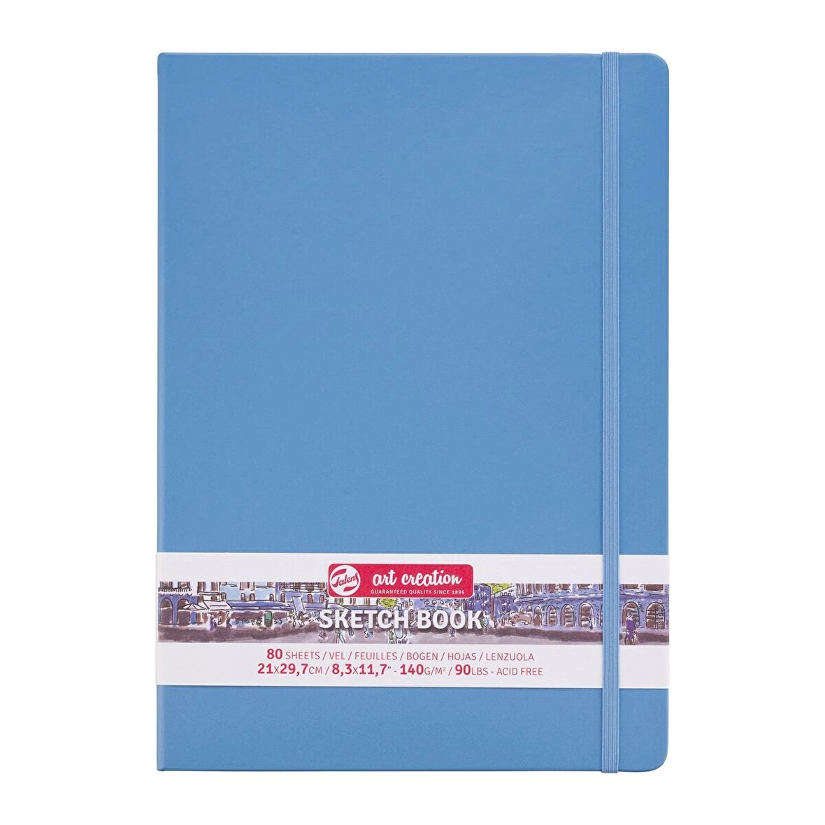 Supertrend Art Creation Sketchbook Sert Kapak Eskiz Çizim Defteri 140 gr. 21x30 cm. 80 yp. PASTEL MAVİ