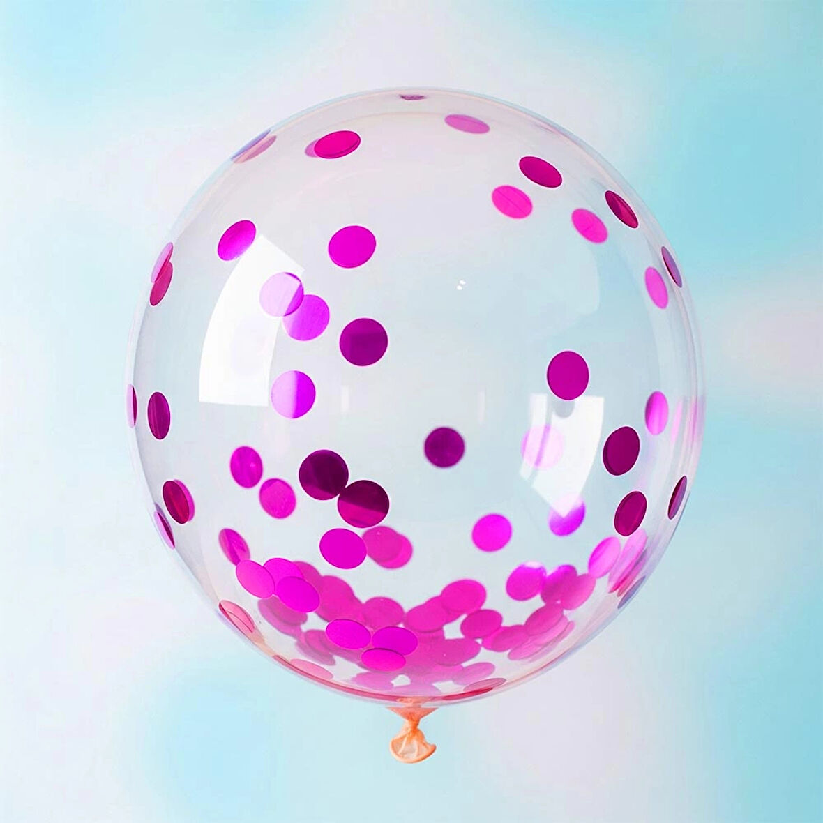 Fuşya Balon Süsleme Pulu