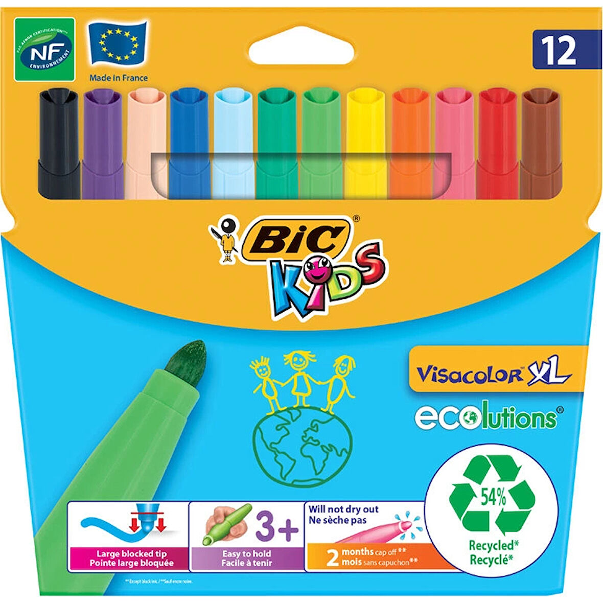 Supertrend Kids Visacolor XL Keçeli Boya Kalemi 12 Renk