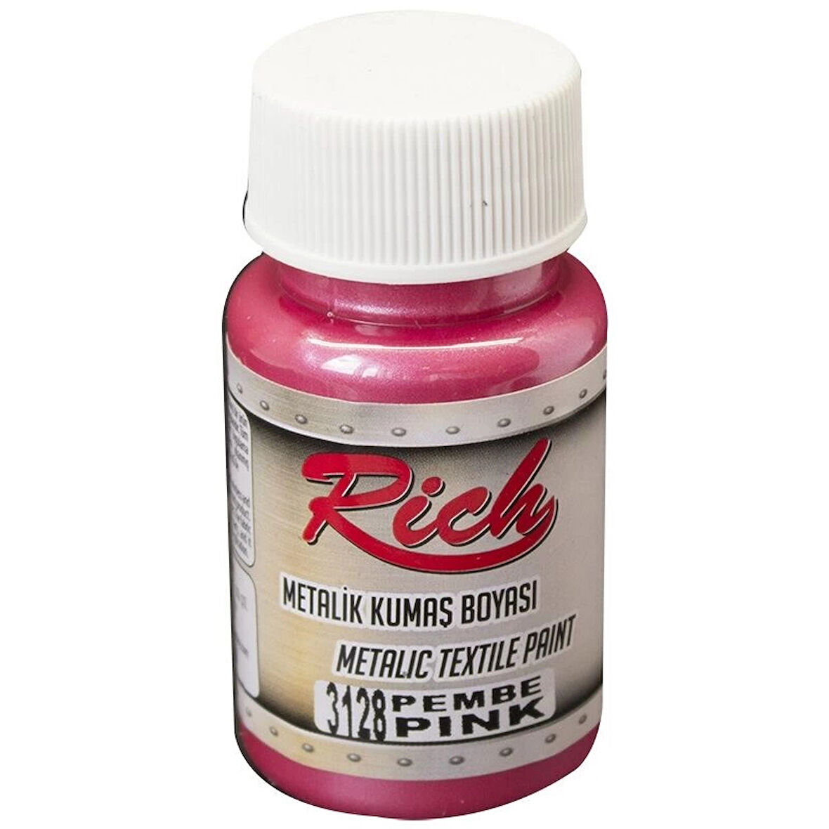Supertrend Metalik Kumaş Boyası 50 cc. 3128 PEMBE