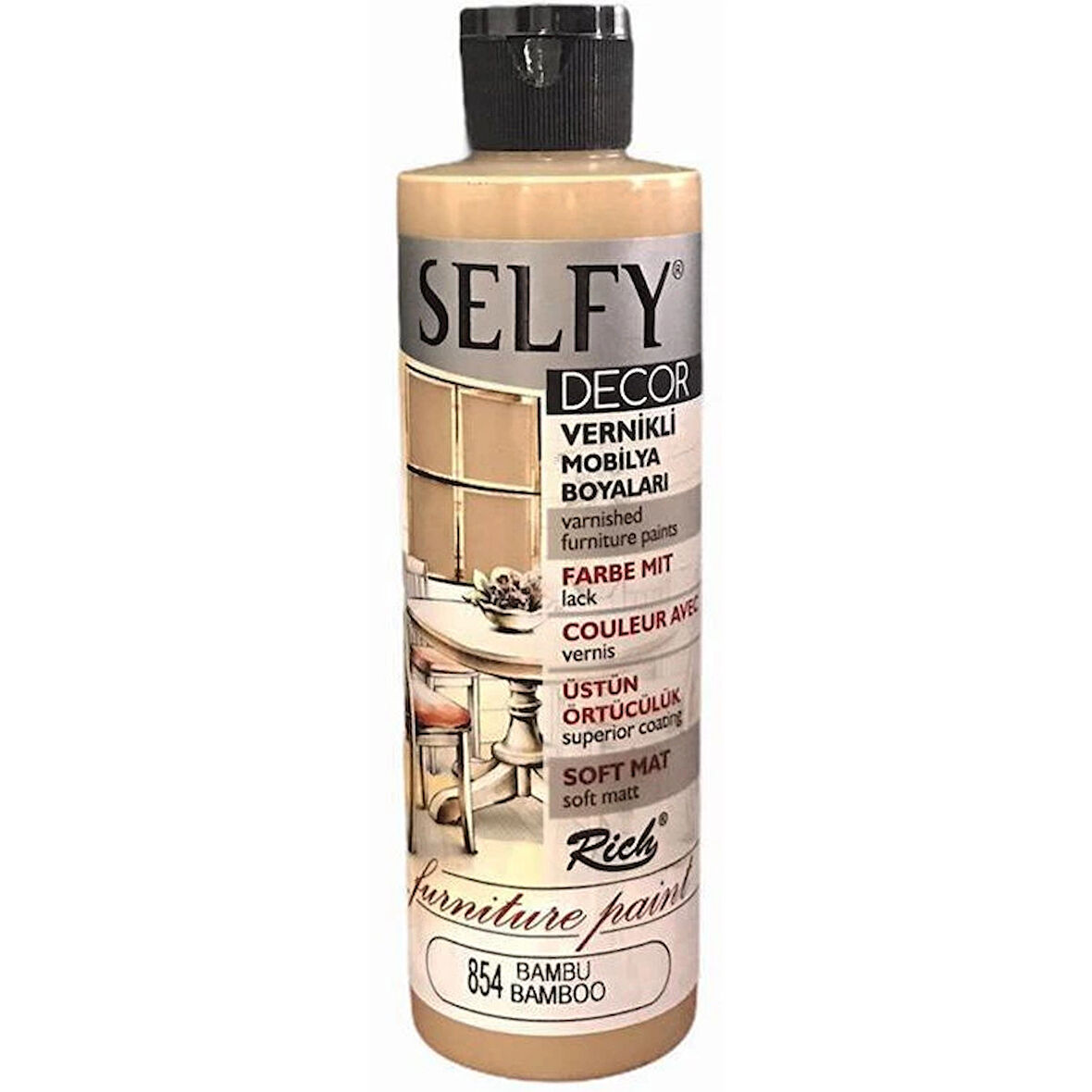 Supertrend Selfy Decor Vernikli Boya 240 cc 854 BAMBU