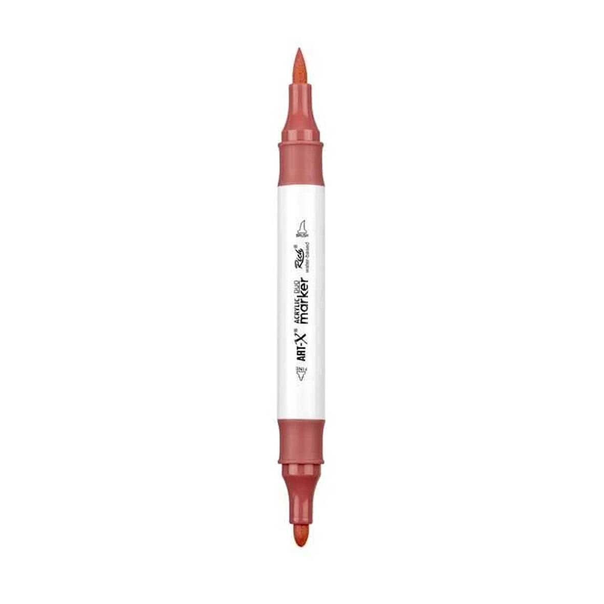 Supertrend Supertrend Acrylic Duo Marker Çift Uçlu Su Bazlı Boyama Markörü No:57 Erguvan