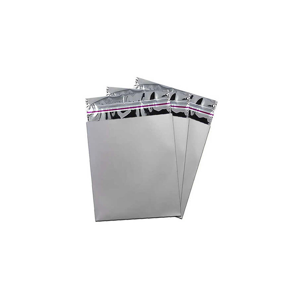 Gümüş Lüks Metalize Poşet 7x9