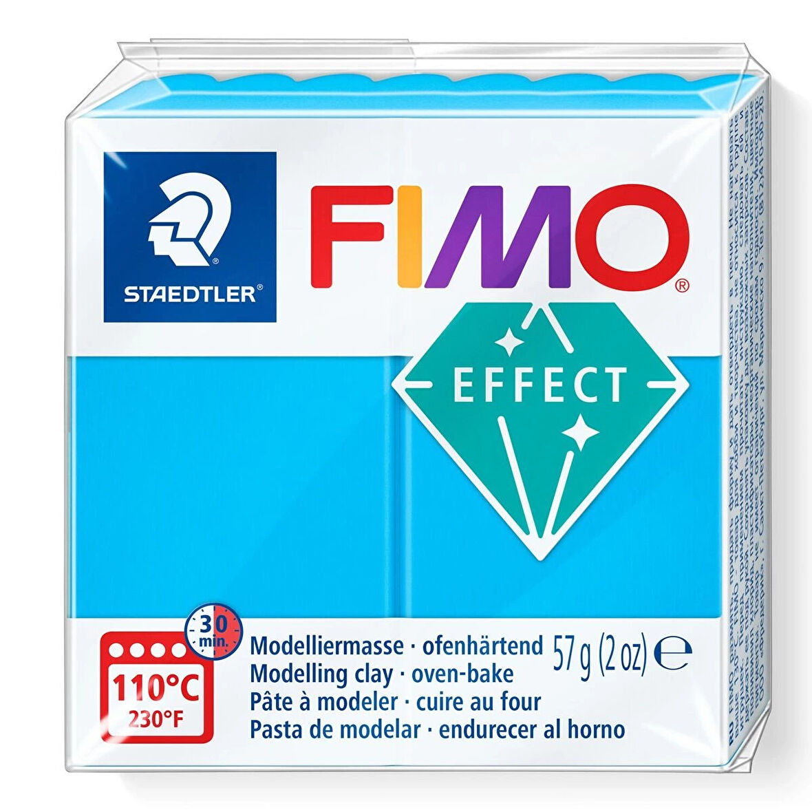 Supertrend Fimo Effect Polimer Kil 374 Blue (Transparan)