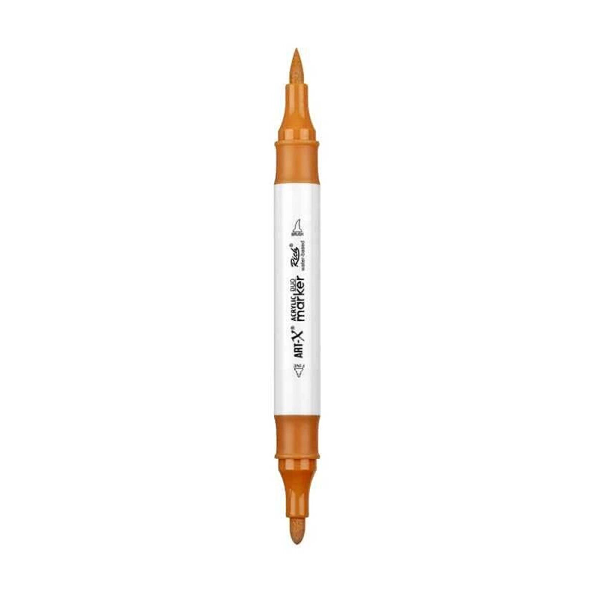 Supertrend Supertrend Acrylic Duo Marker Çift Uçlu Su Bazlı Boyama Markörü No:209 Taba