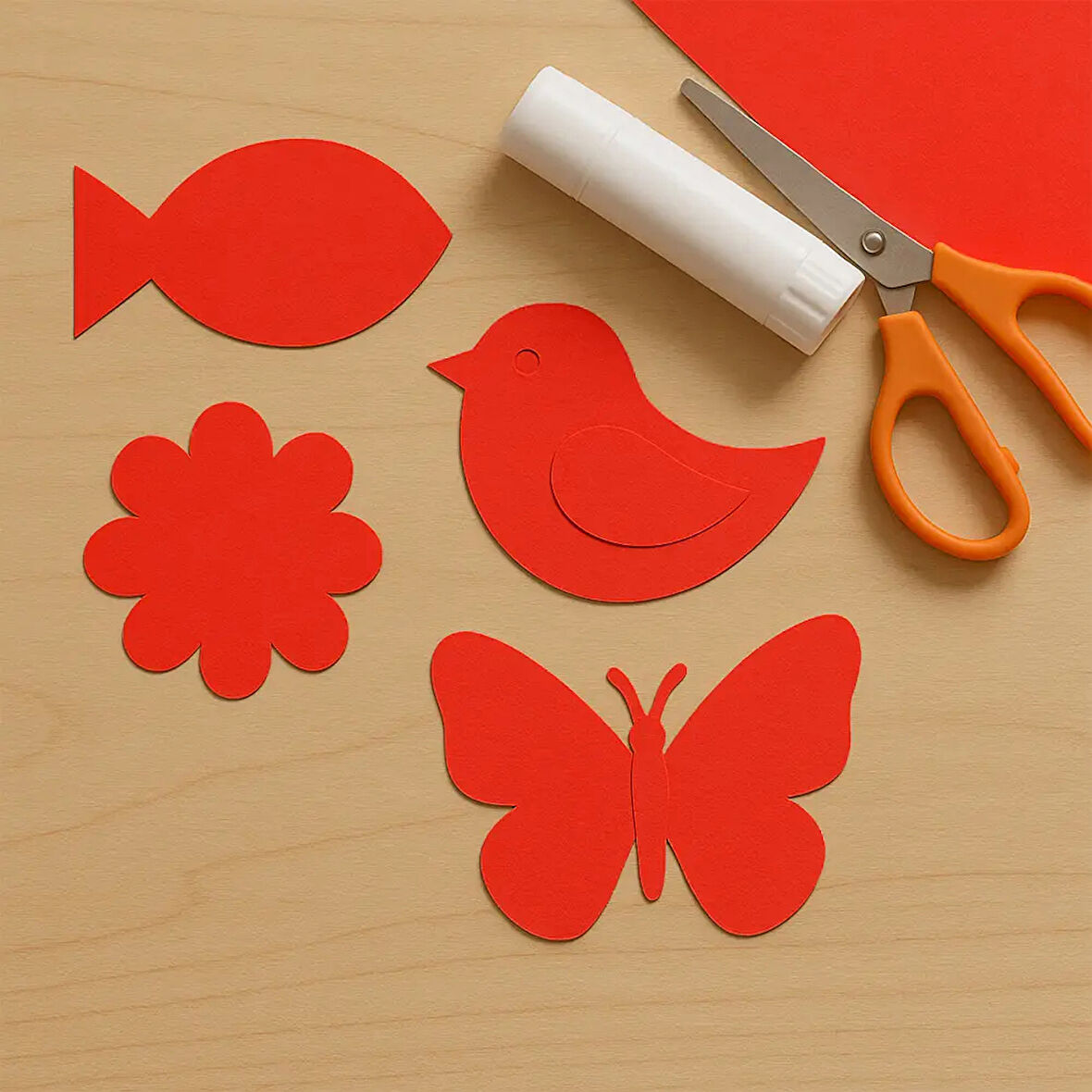 Kırmızı Fon Kartonu 100gr 50x70