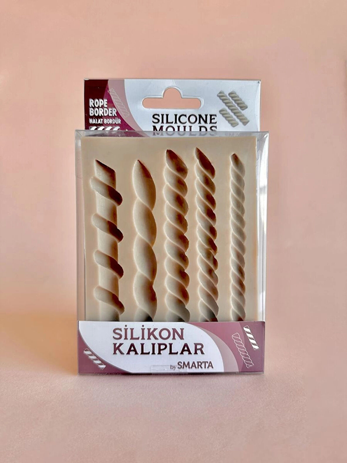 Supertrend Silicone Moulds Silikon Epoksi ve Polimer Kil Kalıbı ROPE BORDER
