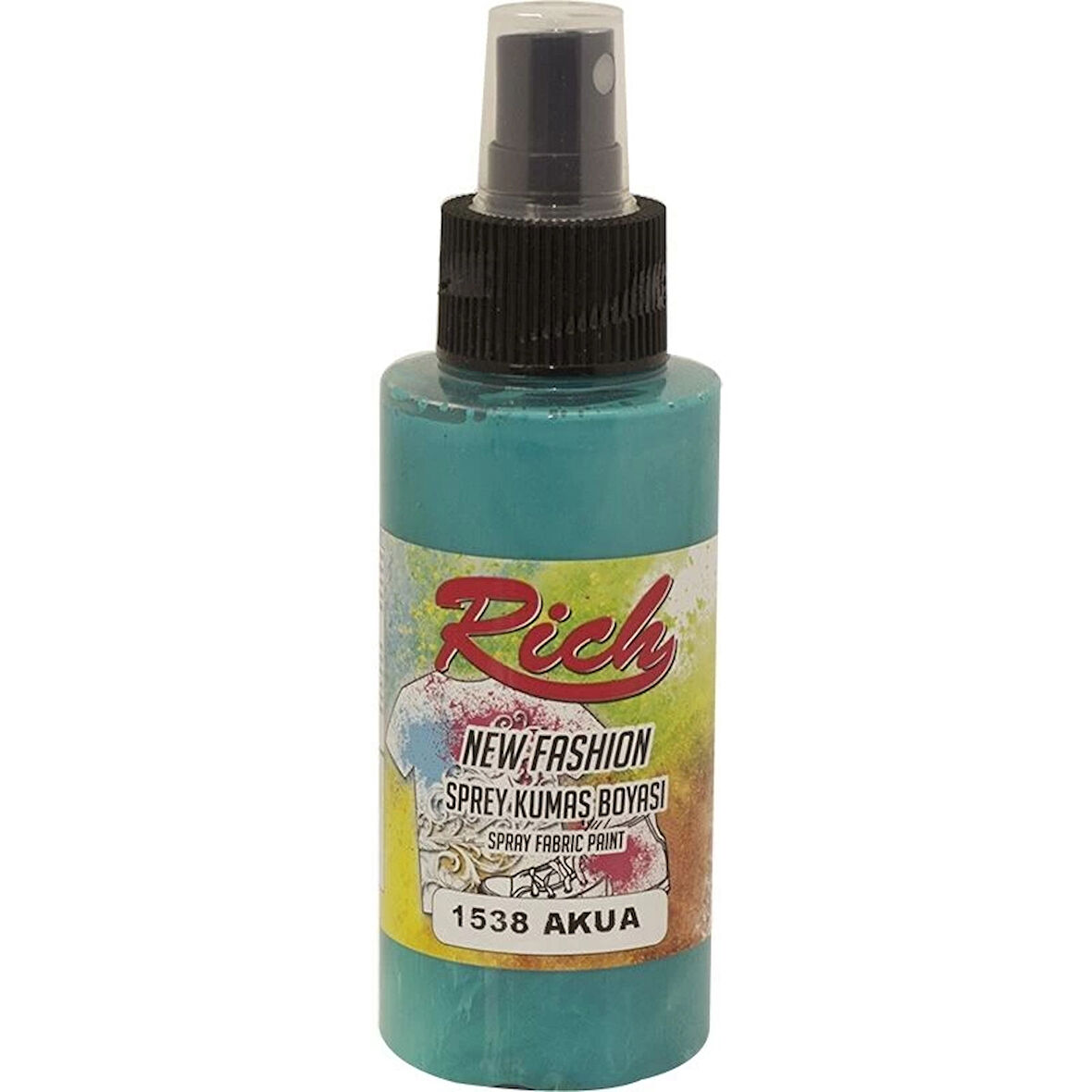 Supertrend New Fashion Sprey Kumaş Boyası 100 cc. 1538 AQUA