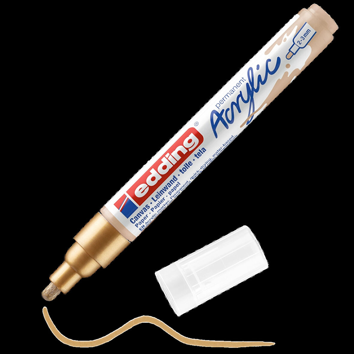 Supertrend 5100 Akrilik Boyama Markörü 2-3 mm ALTIN