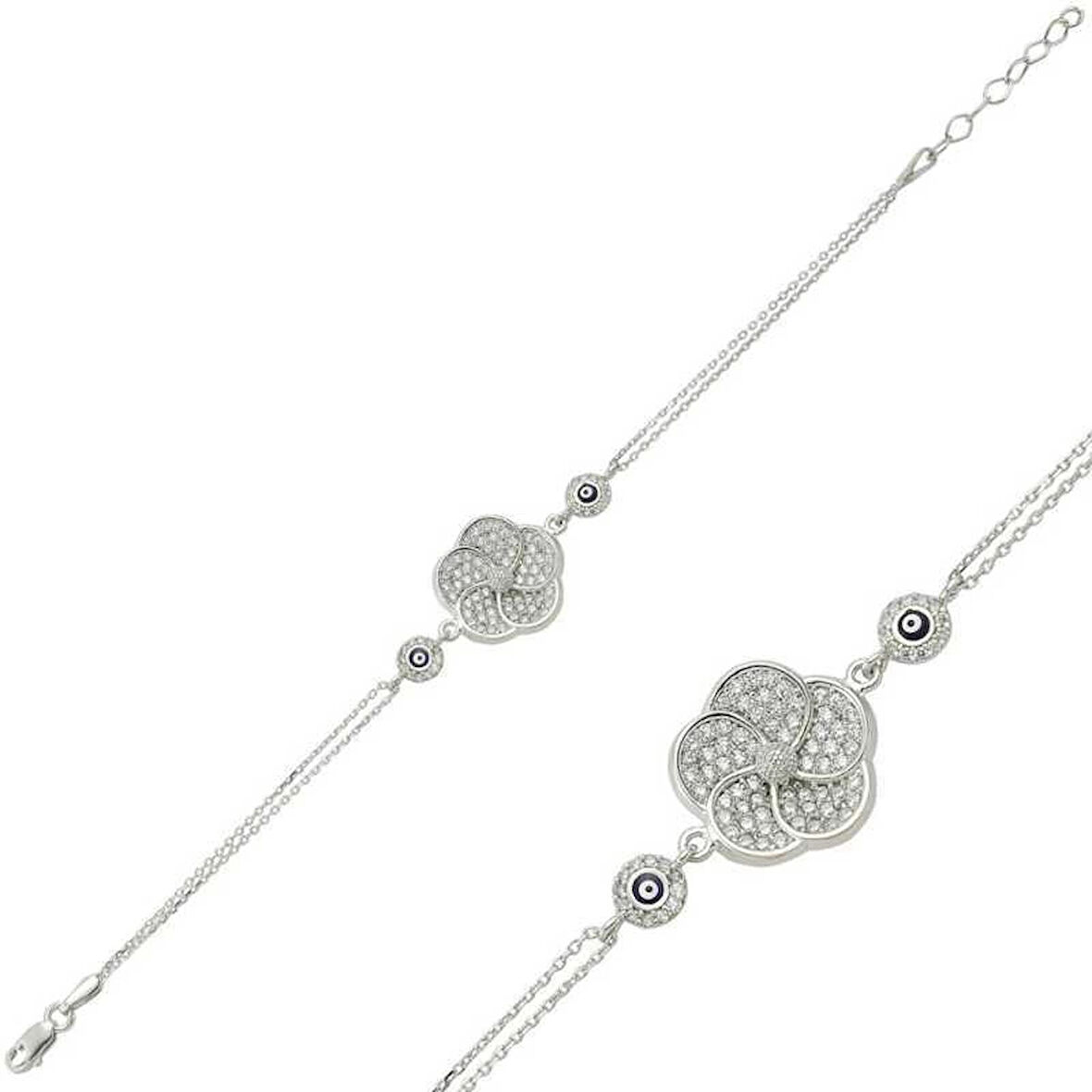 Supertrend Gümüş Papatya Kadın Bileklik