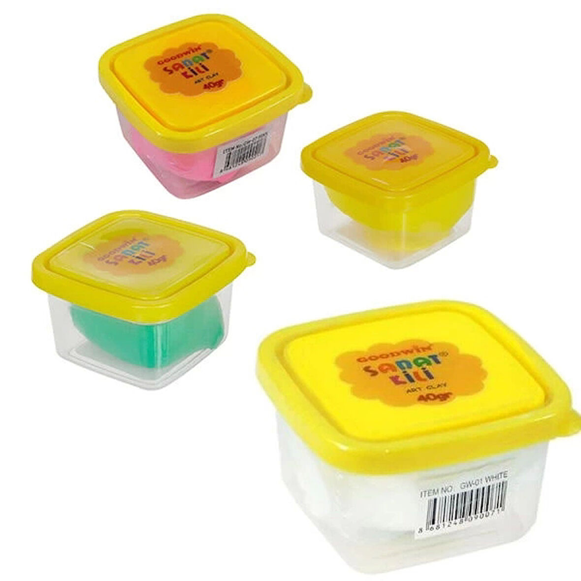 Supertrend Sanat Kili 40 Gr.(3 Renk + 1 Adet Beyaz***) 4'Lü Set