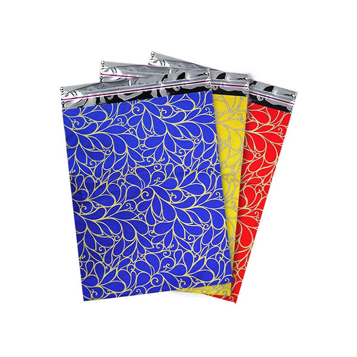 Desenli Lüks Metalize Poşet 25x35