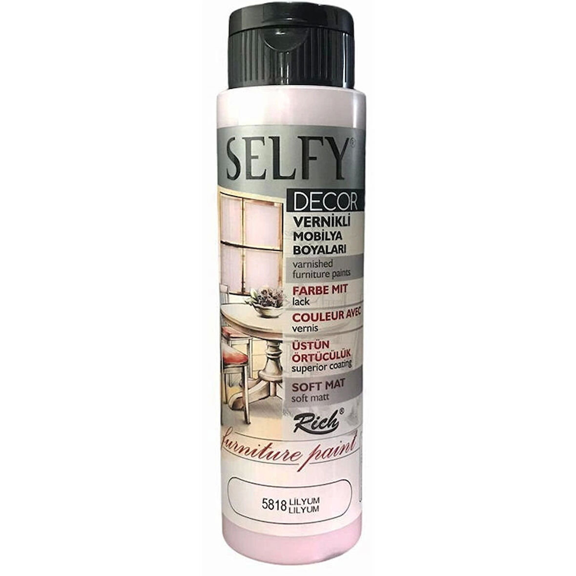 Supertrend Selfy Decor Vernikli Boya 500 cc 5818 LİLYUM