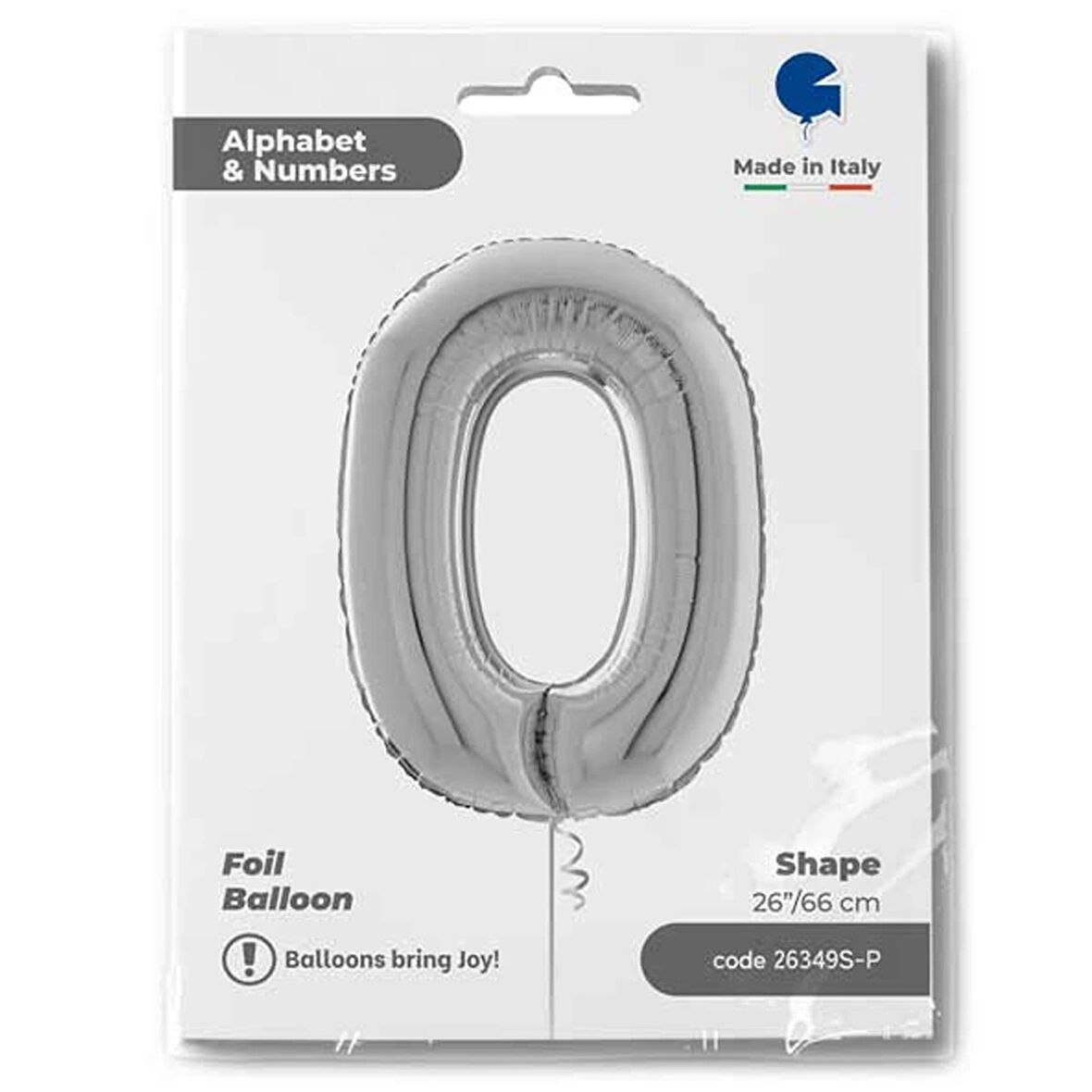 O Harf Supertrend Gümüş Folyo Balon 26"