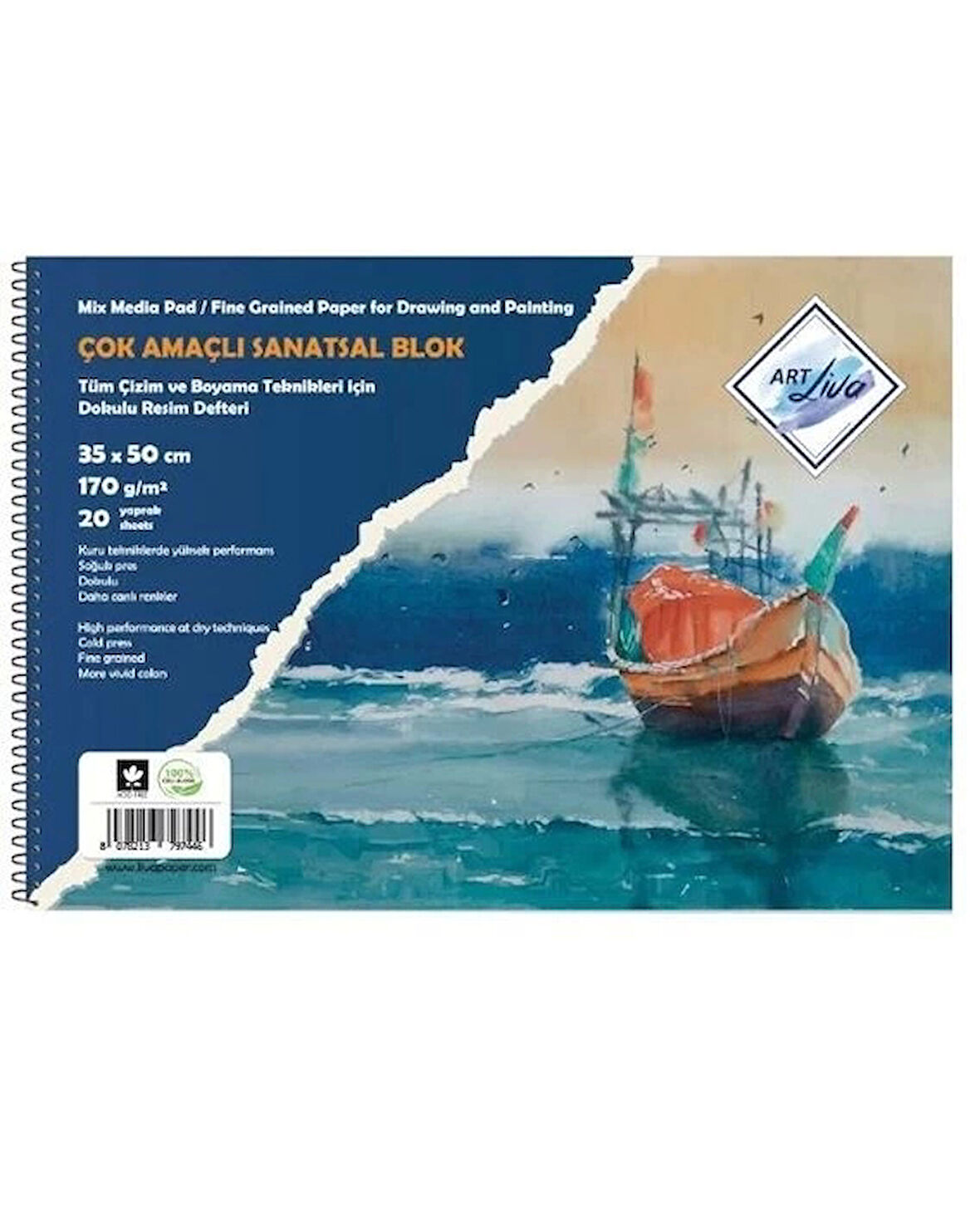 Supertrend Resim Defteri Multi Teknik 35x50 cm. 170 gr. 20 yaprak (SD-104)