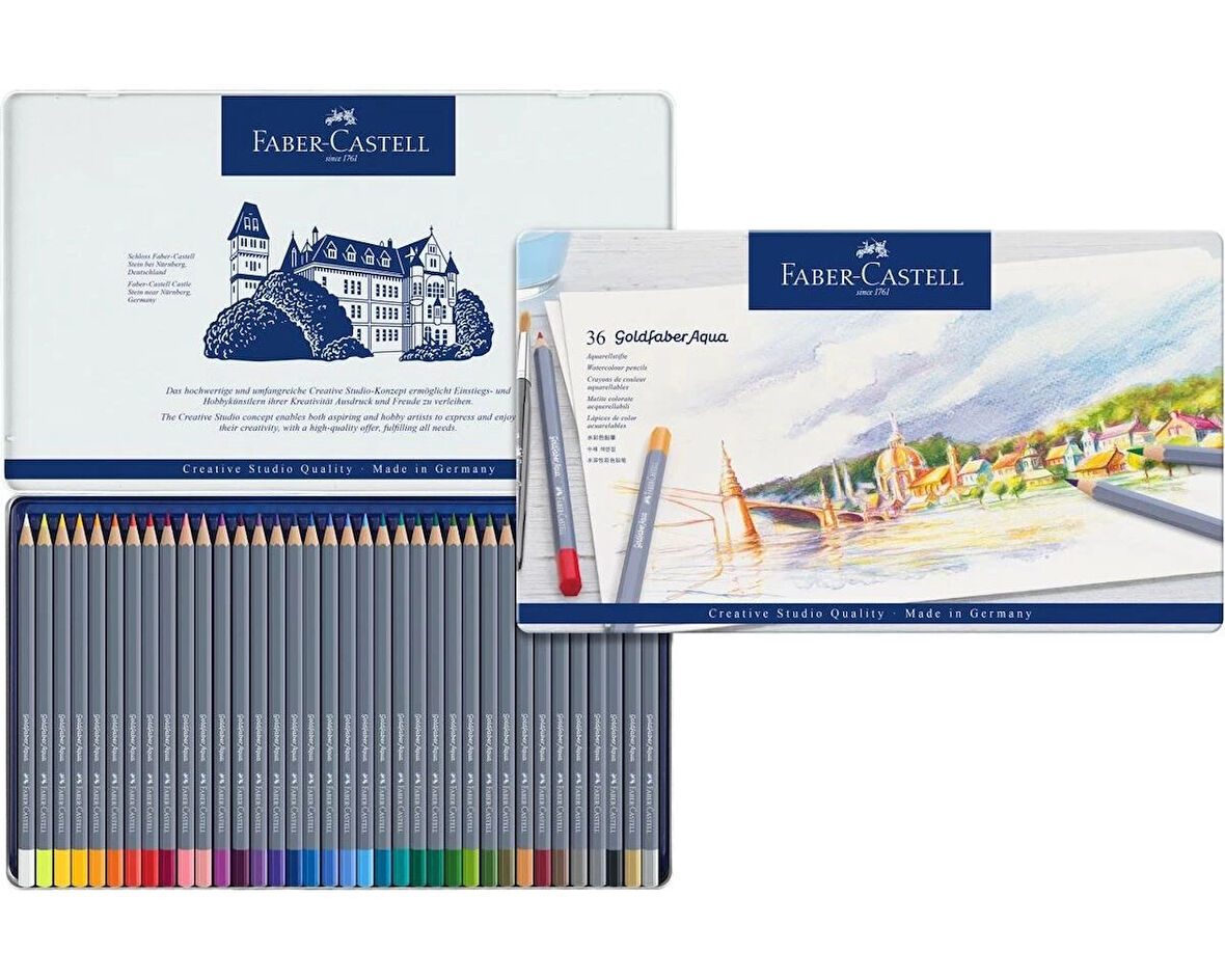 Supertrend Goldfaber Aquarell Boya Kalemi Seti 36 Renk