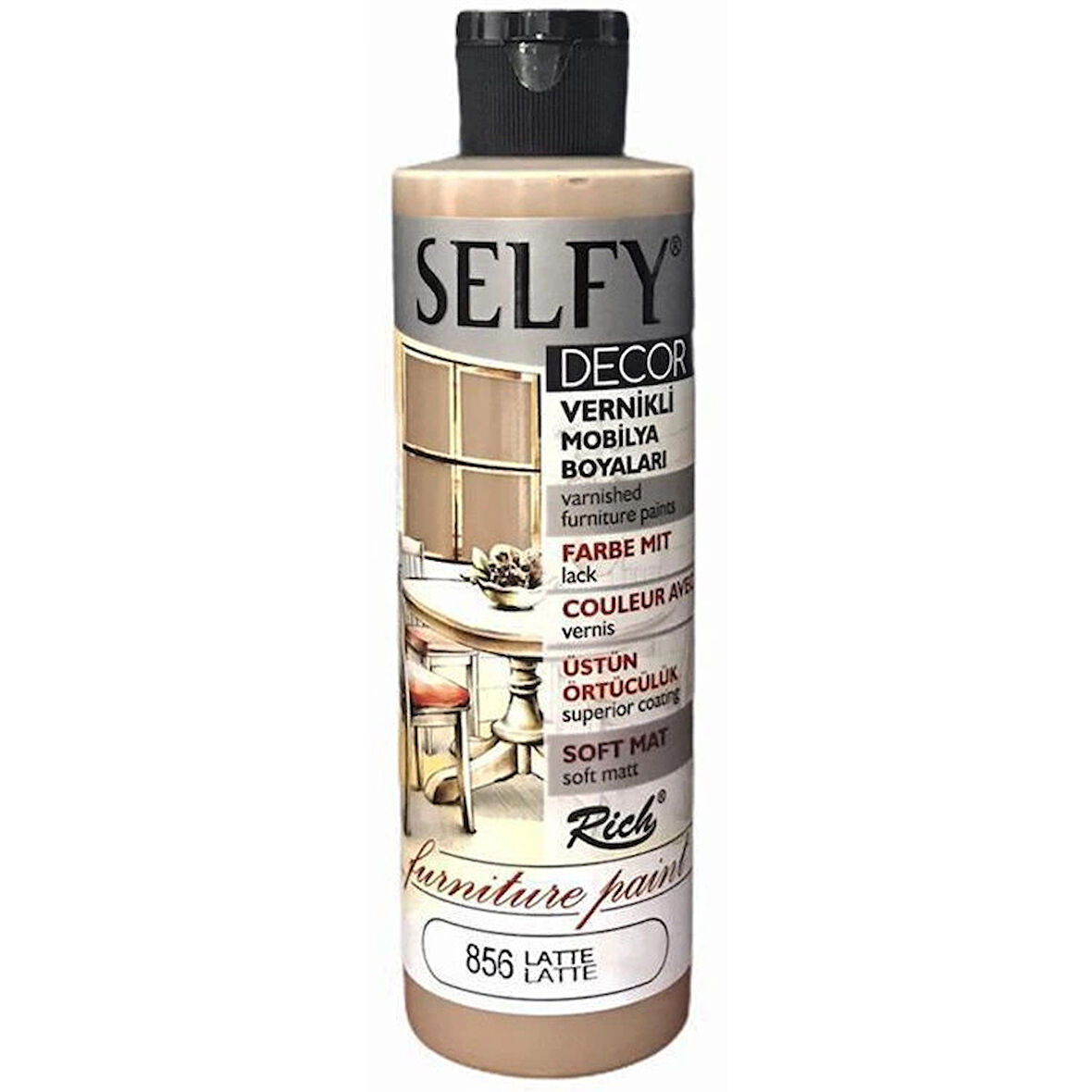 Supertrend Selfy Decor Vernikli Boya 240 cc 856 LATTE