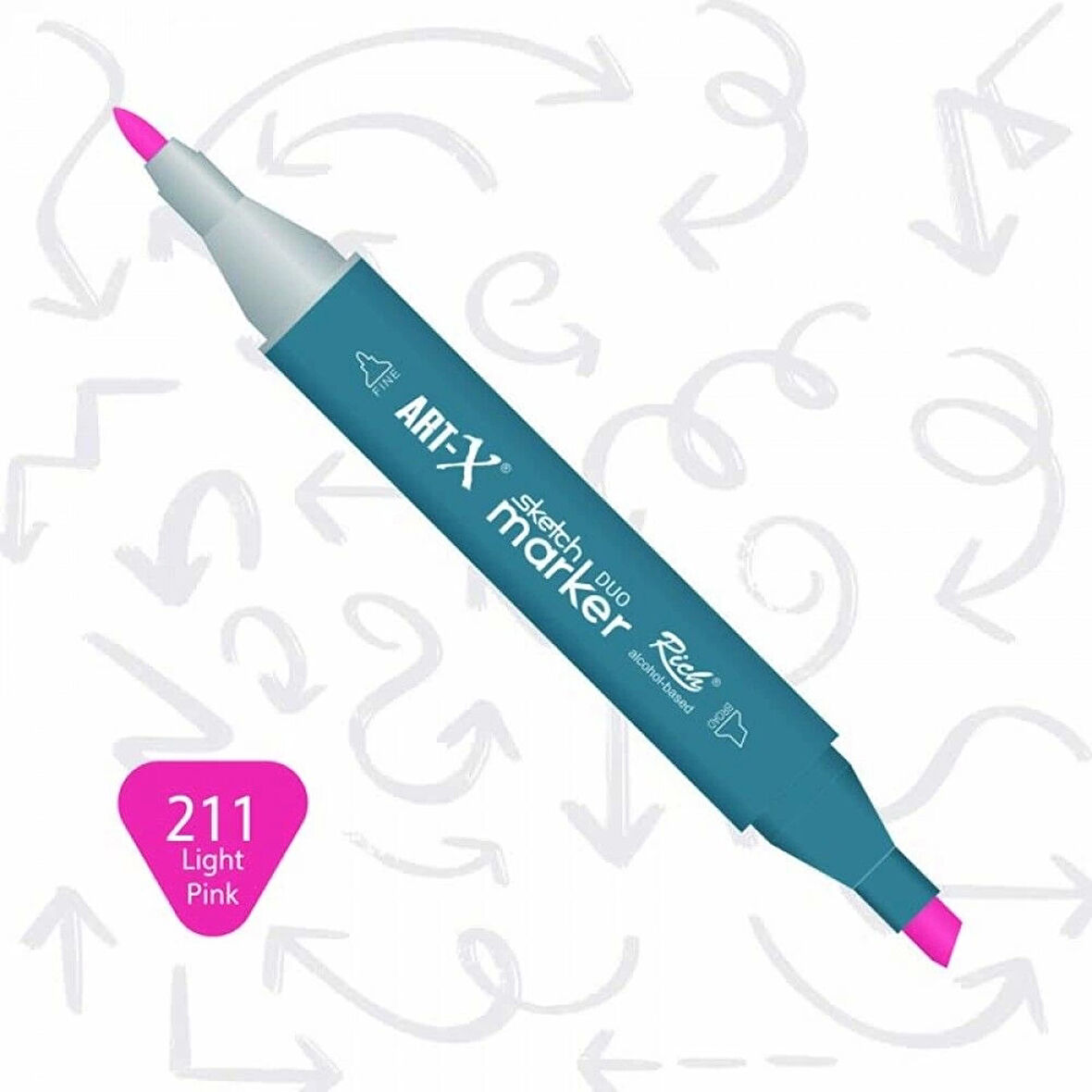 Supertrend Supertrend Sketch Marker Duo Çift Uçlu Marker Kalem 211 Light Supertrendk