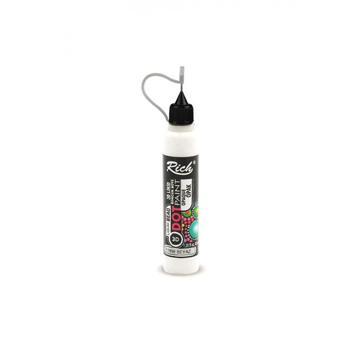 Supertrend 3D Dot Mandala Boyası 40 cc. BEYAZ