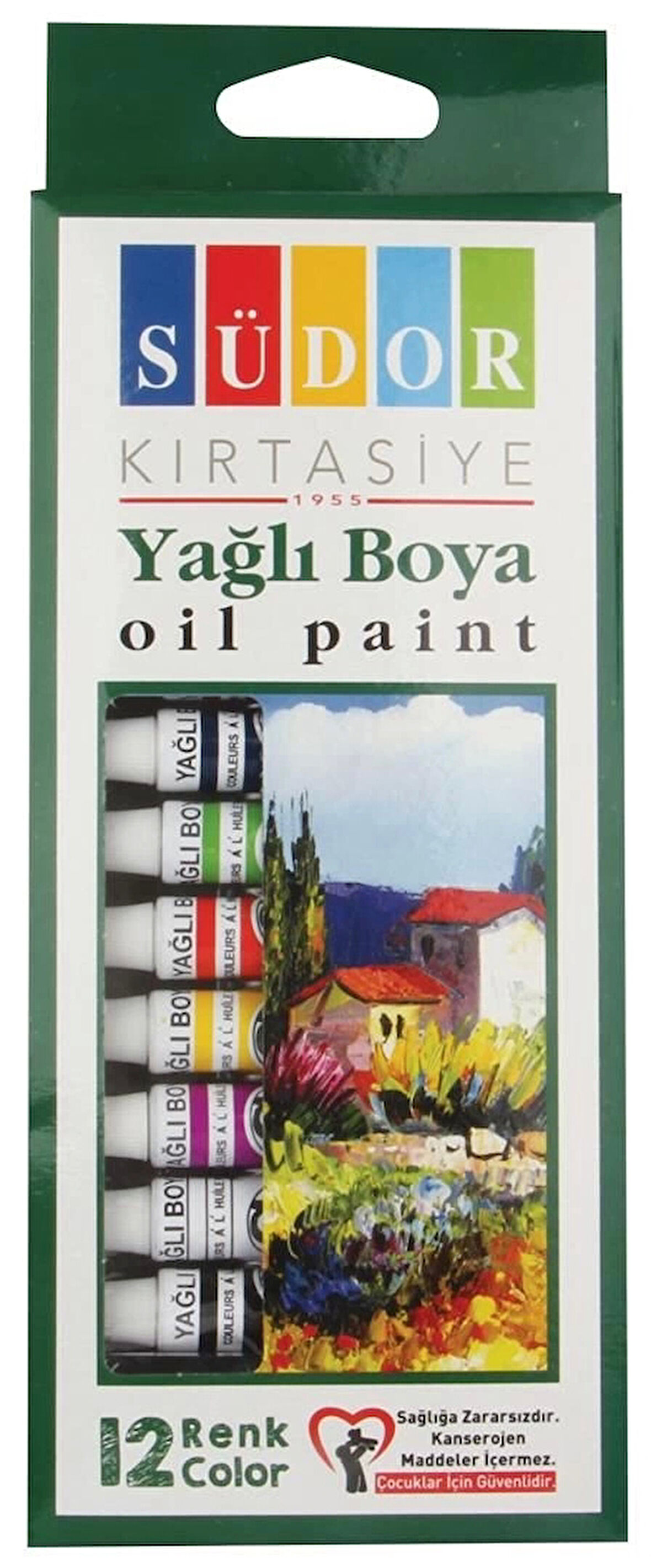 Supertrend Yağlı Boya Seti 12 Renk x 8.5 ml. Tüp