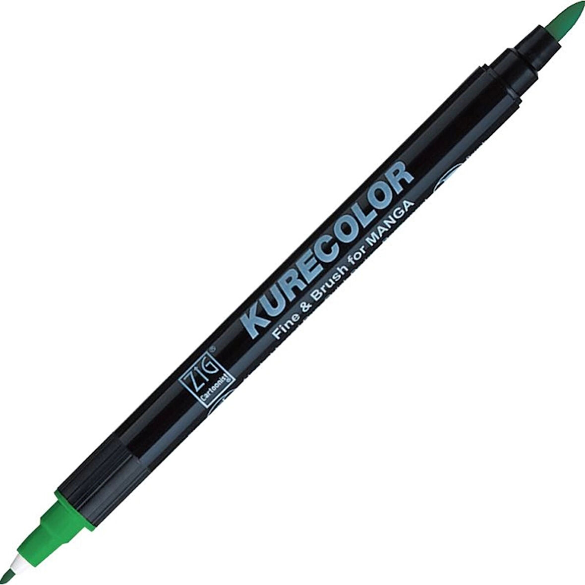 Supertrend Kurecolor Fine & Brush for MANGA Marker Çizim Kalemi 553 Emerald Green