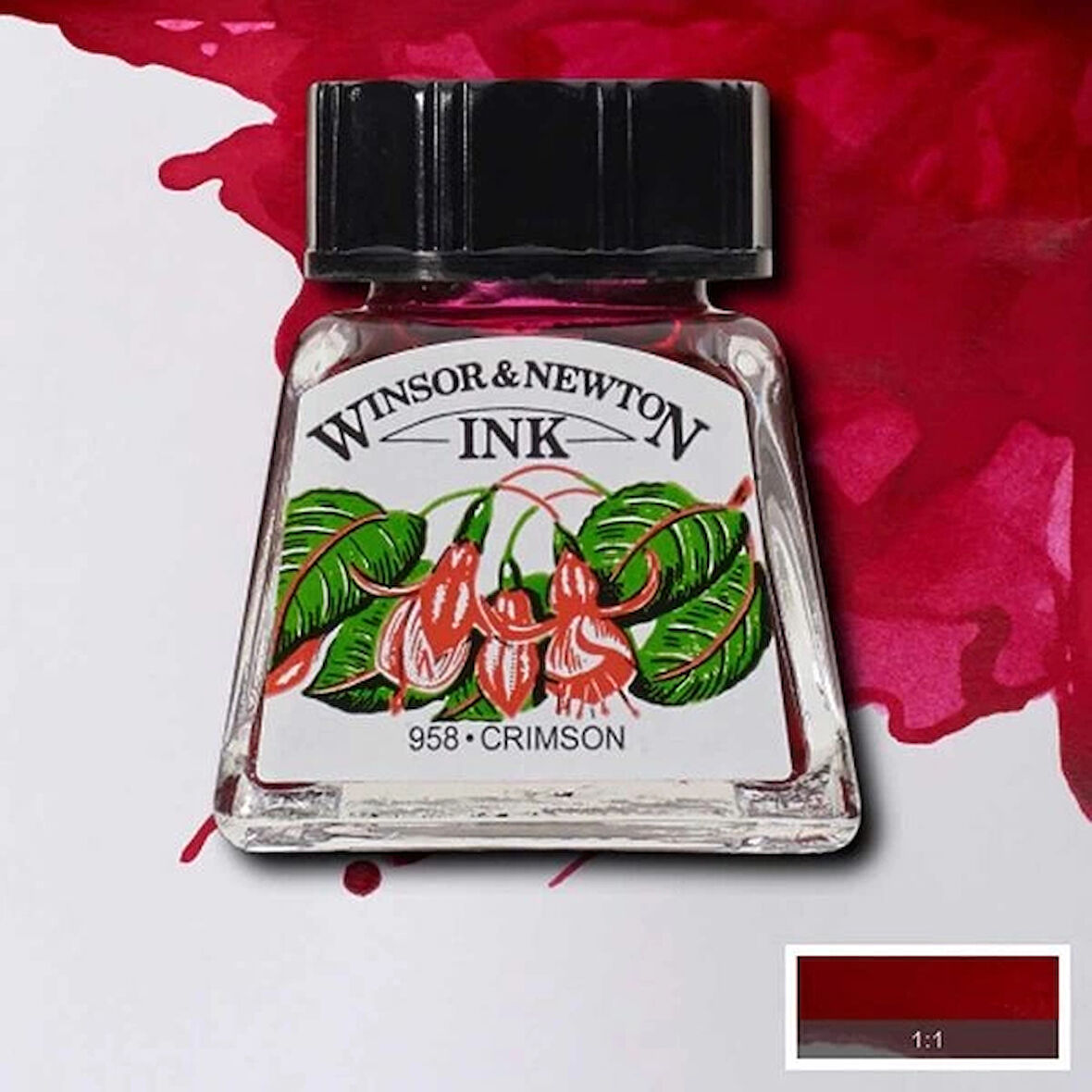 Supertrend Drawing Ink Çizim Mürekkebi 14 ml. 203 Crimson