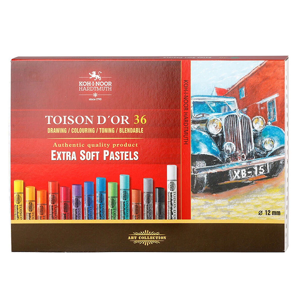 Supertrend Toison D'or Extra Soft Pastel Boya Seti (Kalın) 36 Renk
