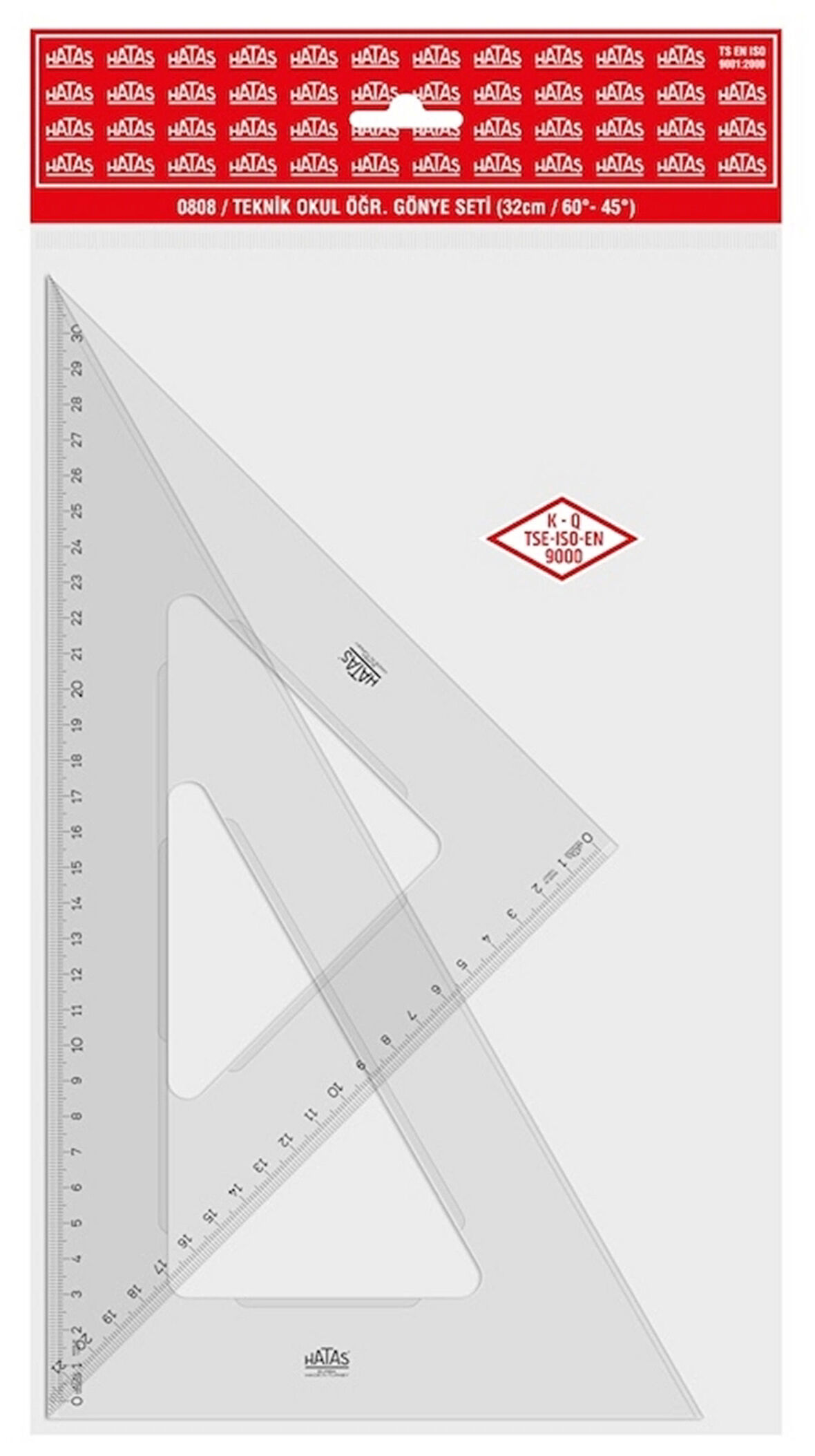 Supertrend Teknik Okul Öğrenci Gönye Seti 32 cm. 30-60-90 ve 45-45-90