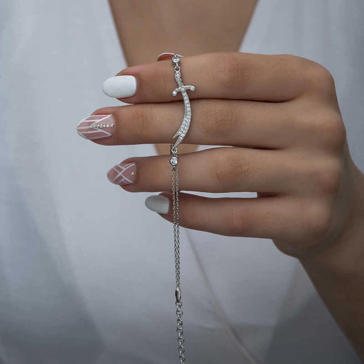 Supertrend Gümüş Zülfikar Kılıcı Kadın Bileklik