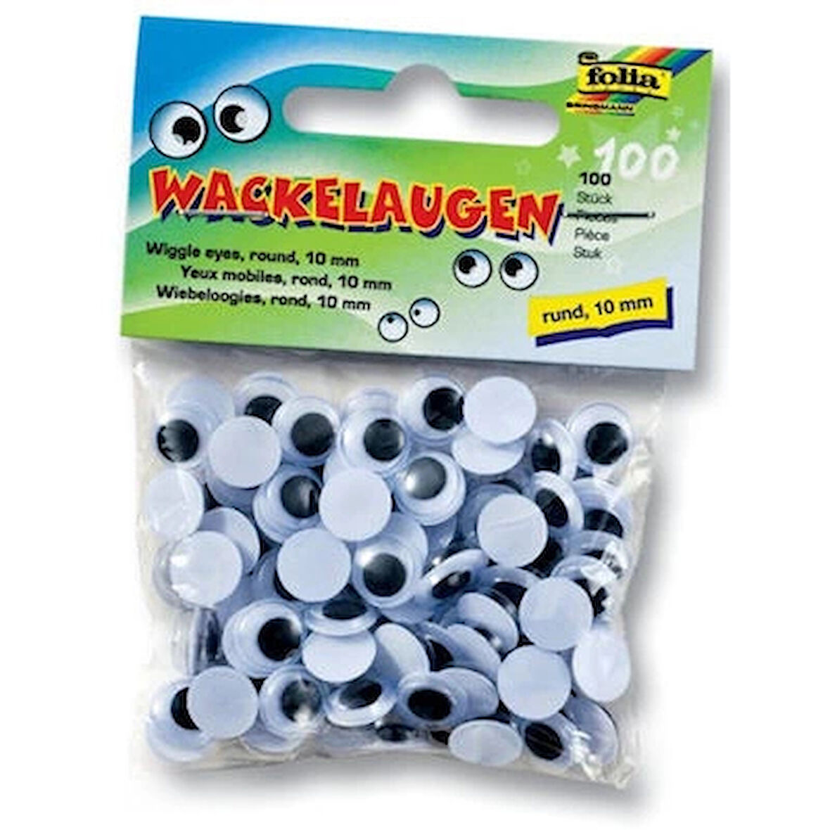 Supertrend Yuvarlak Oynar Göz 10 mm 100'lü Paket